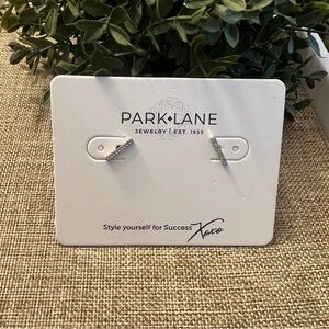 Park Lane Brie Pierced Earrings, Silver, NWT